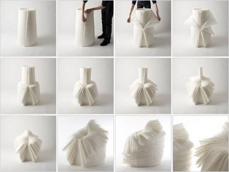 Réteges designfotel az ágy, asztal, tévé ajánlásával -  -  - 2010, ágy asztal tv, lakberendezés, papírfotel,