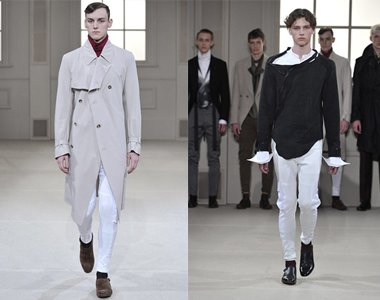 2011 tavasz: férfi divat. I. rész -  -  - Alexander McQueen, Burberry Prorsum, Calvin Klein, D&G,