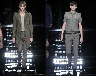 2011 tavasz: férfi divat. I. rész -  -  - Alexander McQueen, Burberry Prorsum, Calvin Klein, D&G,