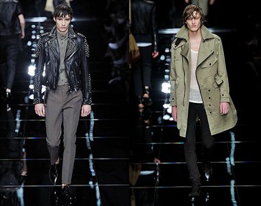 2011 tavasz: férfi divat. I. rész -  -  - Alexander McQueen, Burberry Prorsum, Calvin Klein, D&G,