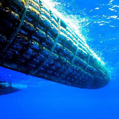 Plastiki Expedition - tengerjáró hajó 12500 vizes palackból -  -  - Exploration Architecture, hajó, palack, Plastiki, Sidney, vizespalack, 