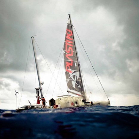 Plastiki Expedition - tengerjáró hajó 12500 vizes palackból -  -  - Exploration Architecture, hajó, palack, Plastiki, Sidney, vizespalack, 