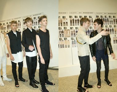 Élet a backstage-ben, avagy Neil Barrett divatbemutató a kulisszák mögött! - Divathírek -  - 2011, férfi kollekció, Neil Barrett,