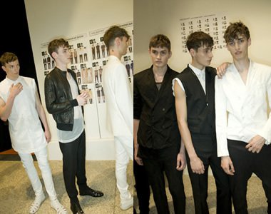 Élet a backstage-ben, avagy Neil Barrett divatbemutató a kulisszák mögött! - Divathírek -  - 2011, férfi kollekció, Neil Barrett,