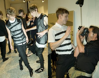 Élet a backstage-ben, avagy Neil Barrett divatbemutató a kulisszák mögött! - Divathírek -  - 2011, férfi kollekció, Neil Barrett,