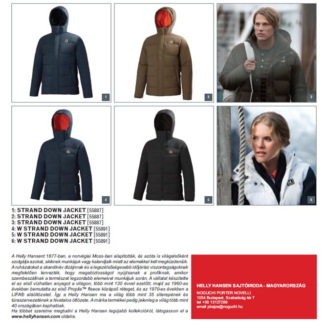 OSLO FJORD -  Helly Hansen kollekció - 2011 ősz-tél - Divathírek -  - 