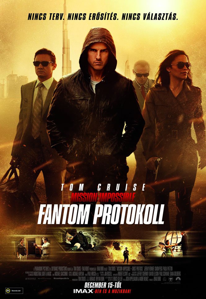 Mozi: Mission: Impossible - Fantom protokoll -  -  - film, könnyű, kultúra, mozi, programajánló, Tom Cruise,