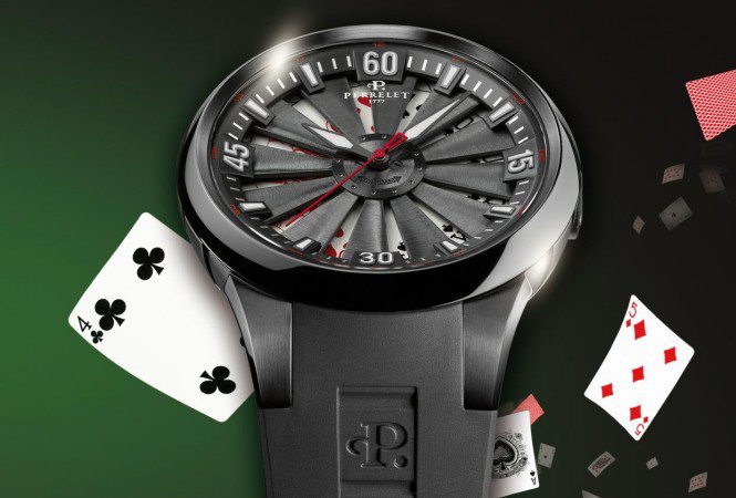 Perrelet Turbine Poker karóra -  -  - karóra, Perrelet Turbine Poker, poker,