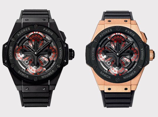 Hublot King Power Unico GMT karóra -  -  - Hublot, Hublot King Power Unico GMT, luxus óra, óra, 