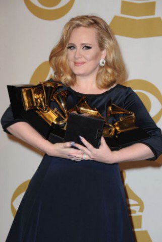 Adele szinte mindent visz - 54. Grammy-gála Los angeles -  -  - 54. Grammy-gála, Adele, Foo Fighters, Grammy, Los angeles, 