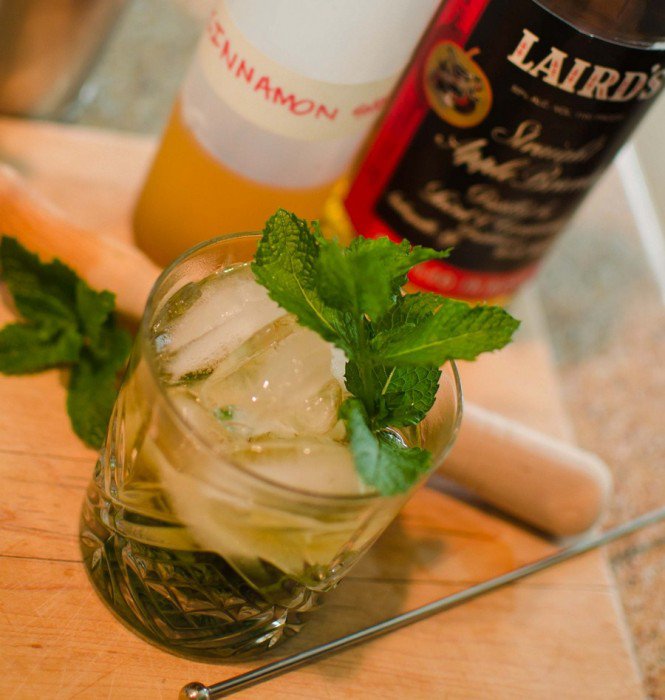 Brandy Smash -  -  - brandy smash, ital, koktél, menta, 