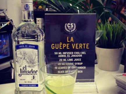 Francia Oscar a legjobb koktélnak -  -  - ++kokt%C3%A9l, +z%C3%B6ld+dar%C3%A1zs, tequila, 