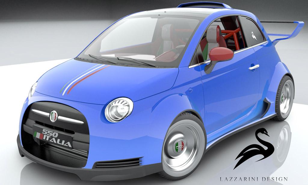 Mi lenne, ha Ferrari-motort pakolnánk egy Fiat 500-ba? - Autó & Motor -  - teljes%C3%ADtm%C3%A9ny++l%C3%B3er%C5%91++aut%C3%B3tuning++Ferrari++Fiat++kisaut%C3%B3++Lazzarini+Design,
