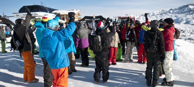 Bulizásban is megmérettetnek a bajnoki címért küzdő riderek -  -  - Hautes-Alpes, Naturelle Freeride Fesztivál, síparadicsom, snowboard verseny, 