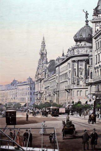 Rehabilitálják a pesti tűzfalakat -  -  - araz étterem, falfestés, tűzfal, zara hotel, 