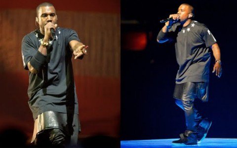 Férfiak szoknyában - Divathírek -  - férfi szoknya, Givenchy, Kanye West, Kanye West szoknyája, koncert, 