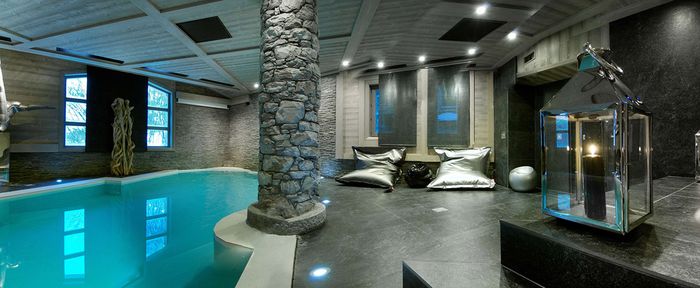 Fényűző Black Pearl faház a Francia Alpokban -  -  - black pearl, fekete gyöngy, luxus faház, 