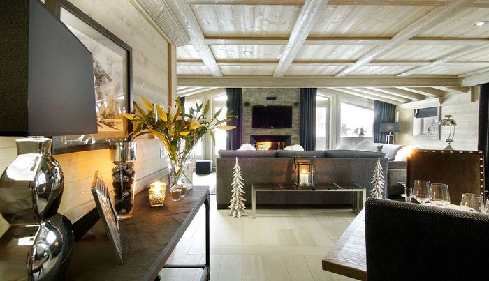 Fényűző Black Pearl faház a Francia Alpokban -  -  - black pearl, fekete gyöngy, luxus faház, 