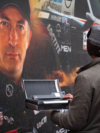 A parkban nyomattuk -  -  - dakar 2013, hp nyomtató, mobil eszközök, nyomtató, Officejet, teszt, 