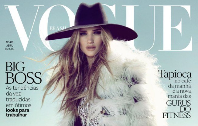 Motel Glamour -  -  - címlap, rosie huntington whiteley, vogue australia, 