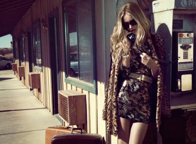 Motel Glamour -  -  - címlap, rosie huntington whiteley, vogue australia, 