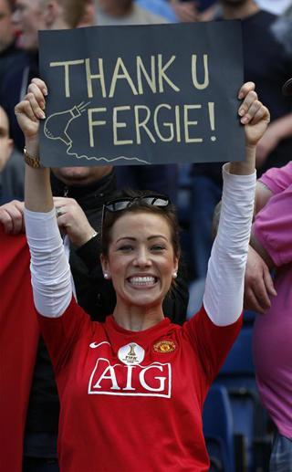 Thank you Fergie! -  -  - alex ferguson, manchester united, 