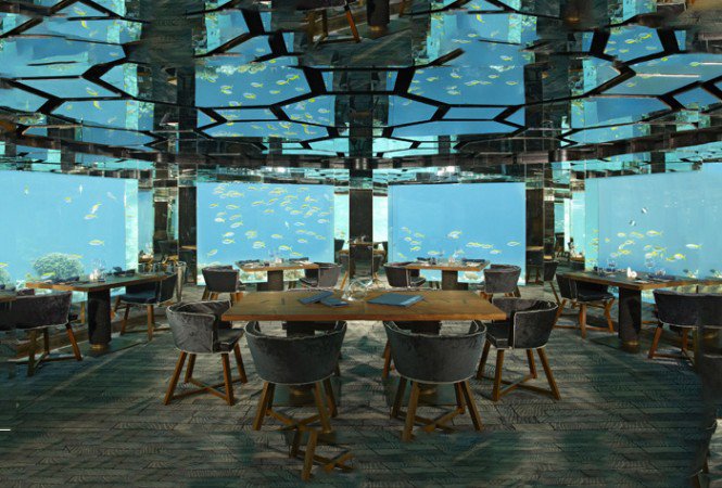 Sea víz alatti étterem – Anantara, Kihavah – Maldív-szigetek -  -  - 