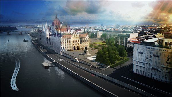 Lerakták a Kossuth tér rekonstrukciójának alapkövét - Ingatlanhírek -  - kossuth tér,