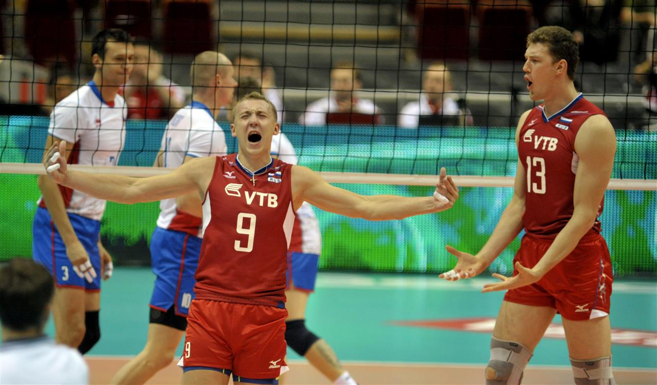 Oroszország az európa-bajnok a férfi röplabdázóknál -  -  - eurovolley 2013, röplabda, 