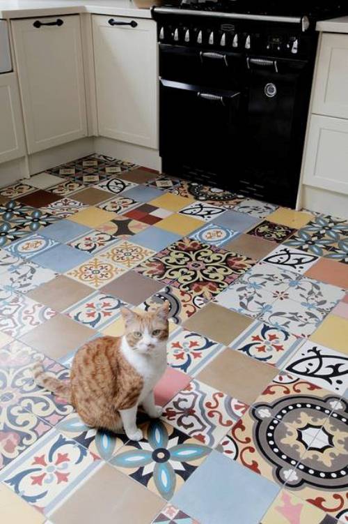 Dizájnos cementlapok -  -  - burkolat, cementlap, minta, 