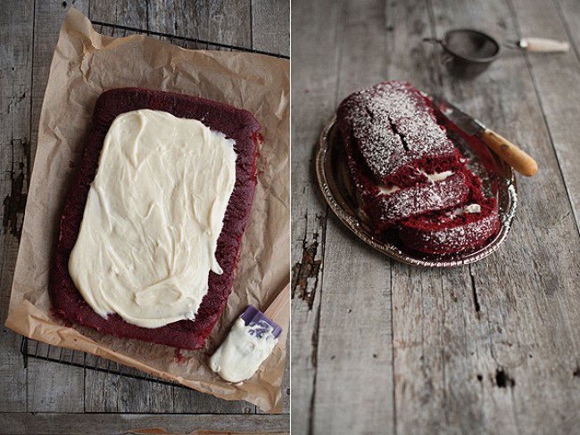 Mennyei fehércsokis piskótarolád - STYLELIFE -  - az én konyhám, recept, red velvet piskótarolád, sütemény, 