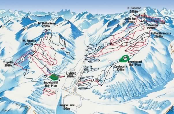 Livigno a vakítóan fehér hegyek otthona - Utazás -  - alpesi si, alpesi völgy, korcsolyázás, Livigno, snowboard, svájc, 