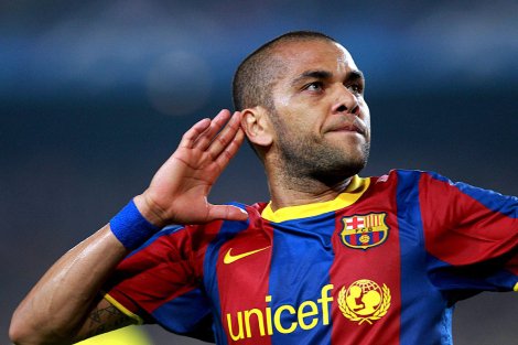 Dani Alves már várja a City-t -  -  - bajnokok ligája, barcelona, labdarúgás, manchester city, 