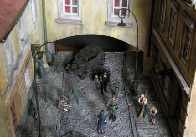 A zongorista - MOBILITY -  - a zongorista, dioráma, makett, 