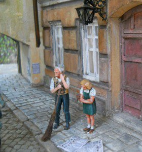 A zongorista - MOBILITY -  - a zongorista, dioráma, makett, 