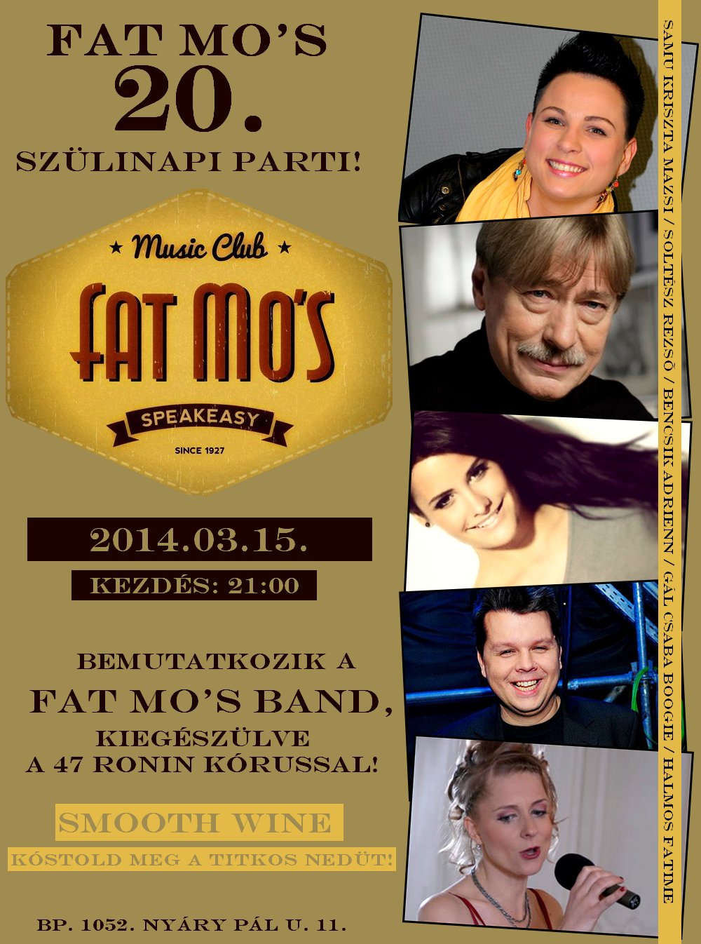 Tiltott Gyümölcs a Fat Mo’s 20. születésnapi partiján - STYLELIFE - Kikapcsoló - Fat, Fat mo, smooth wine,
