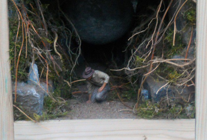 A kincsvadász - MOBILITY -  - dioráma készítése, hobby, makettezés, 