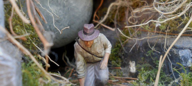 A kincsvadász - MOBILITY -  - dioráma készítése, hobby, makettezés, 