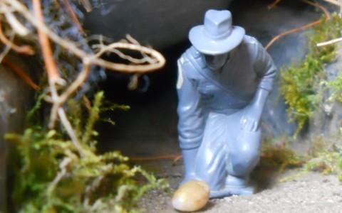 A kincsvadász - MOBILITY -  - dioráma készítése, hobby, makettezés, 