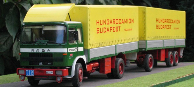 A Tahír macskája- Rába-Hungarocamion - MOBILITY -  - Dioráma, Hobby, Indiorama, Kamion, Makettezés, Rába, 