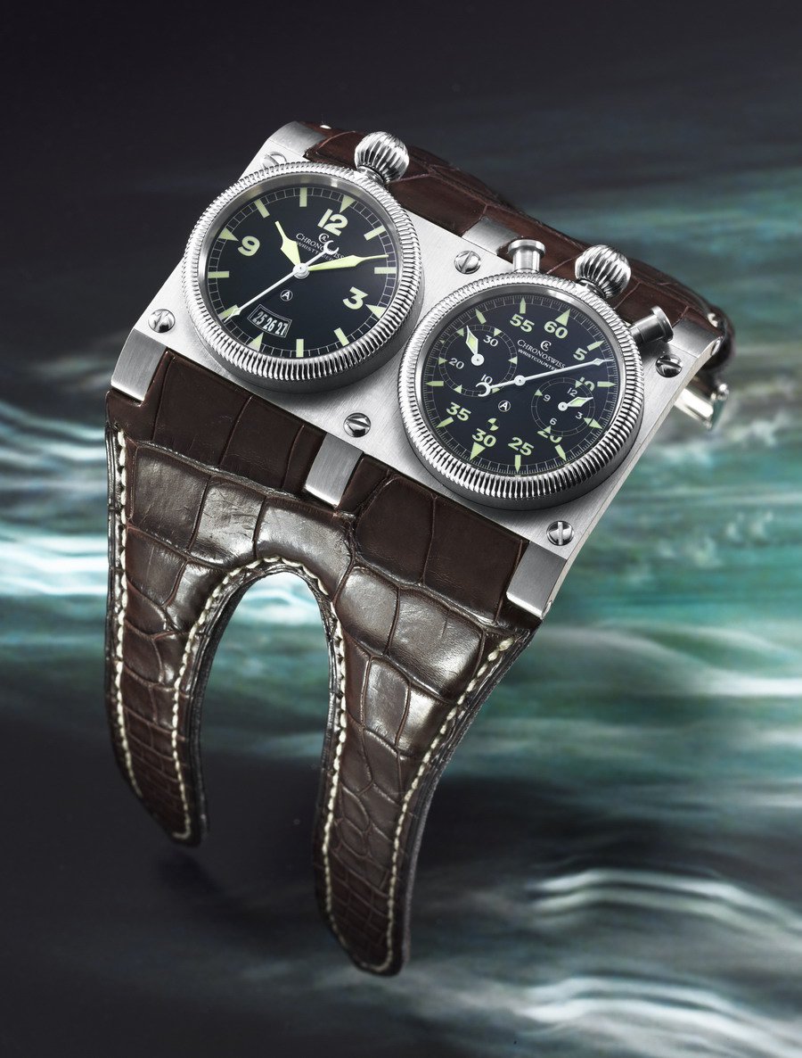 CH 2703 Chronoswiss Wristmaster -  -  - Chronoswiss Wristmaster, luxus, óra, 