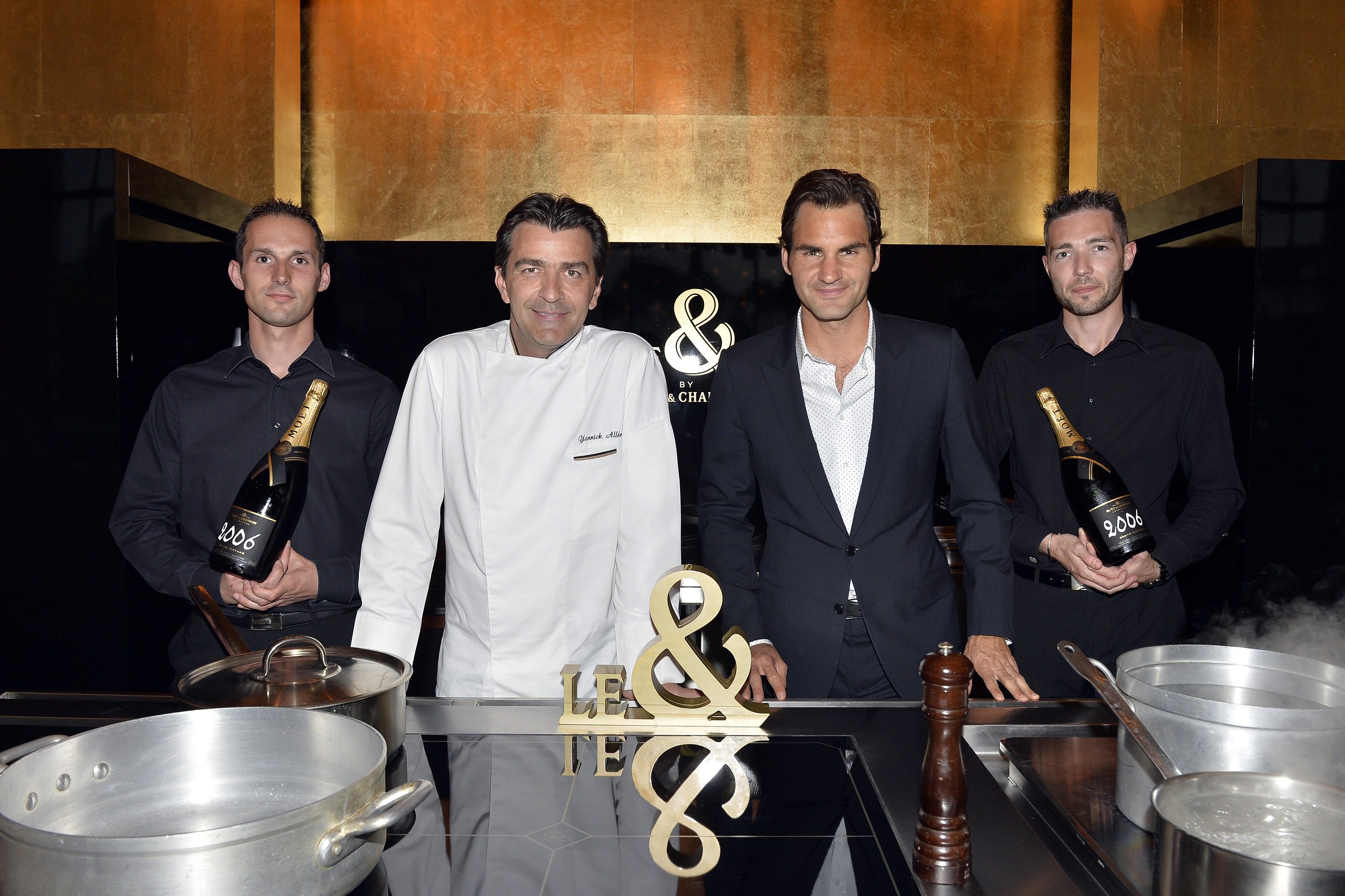 Federer a világ egyik legjobb séfével főzött -  -  - roger federer, yannick alléno, 