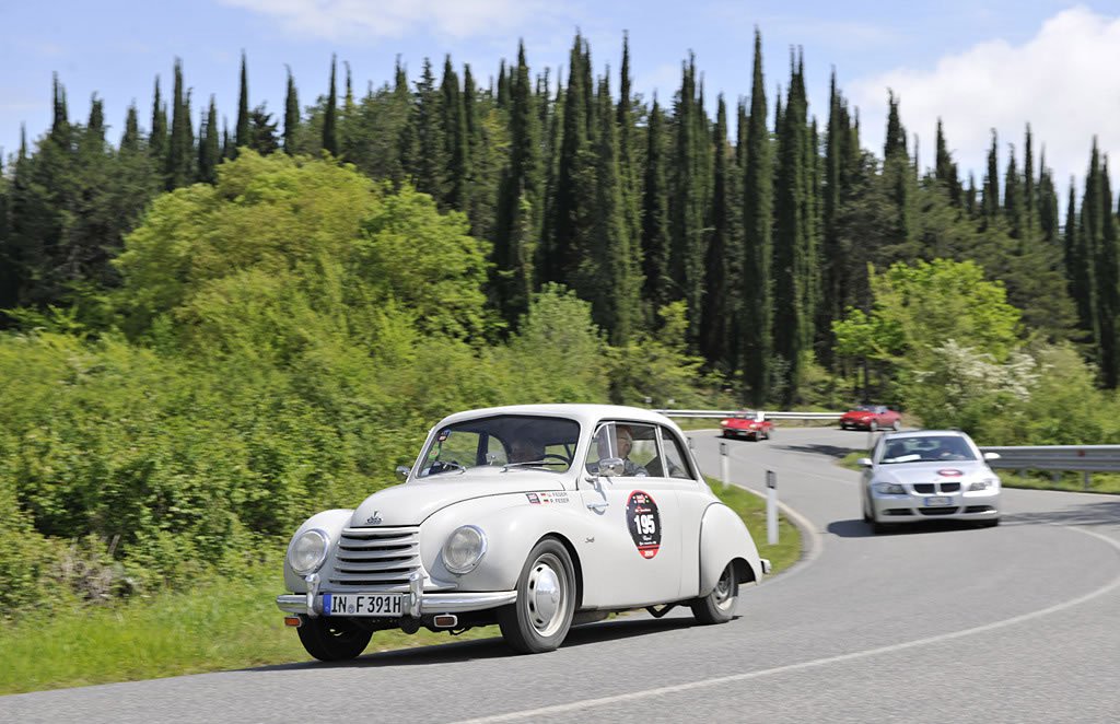 Öt DKW-modellel a Mille Miglia rajtján - Autó & Motor -  - Audi, autó, mille miglia, 