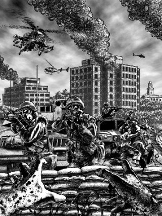 Brad Pitt zombis filmben -  -  - Brad Pitt, film, zombi, 