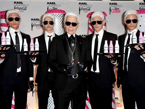 Karl Lagerfeld és a Coca-Cola Light - Otthon & Design -  - coca cola, diet coke, karl lagerfeld, 
