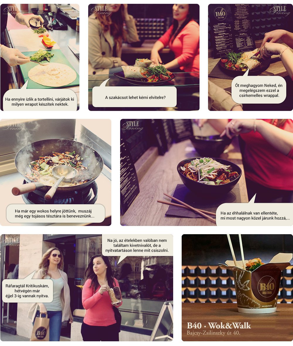 B40 - Ázsiai és olasz ízek a belváros szívében - STYLELIFE -  - b40, olasz konyha, thai konyha, wok,