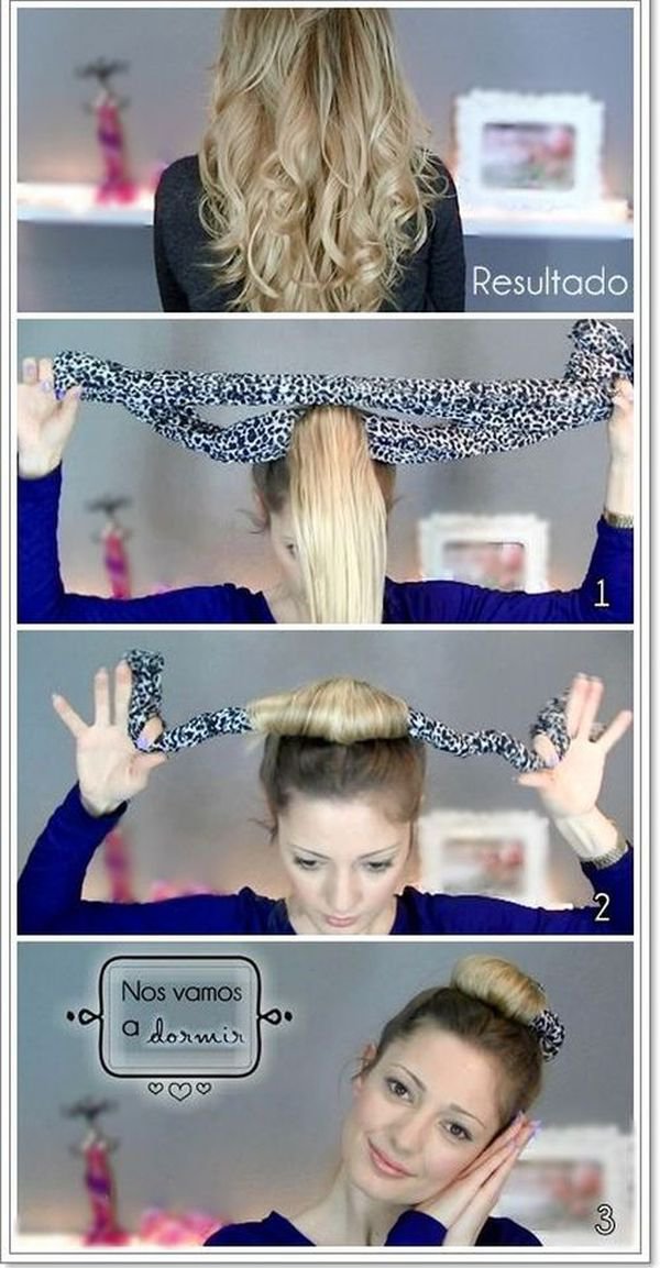 Trükkök hő nélküli hajhullámosításához -  -  - divat, haj, hullámosítás, stílus, szépség, 