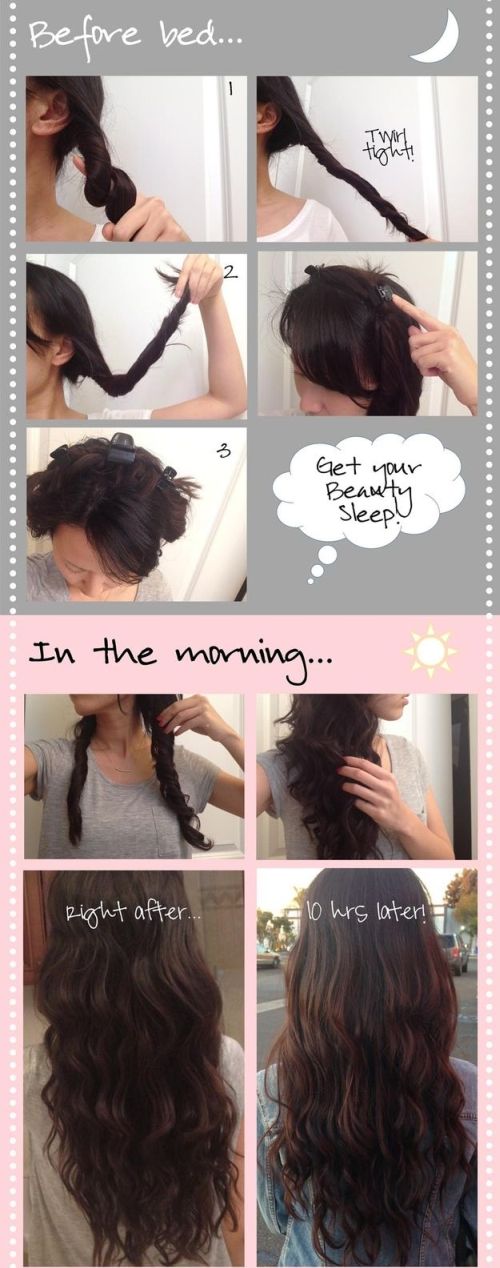 Trükkök hő nélküli hajhullámosításához -  -  - divat, haj, hullámosítás, stílus, szépség, 