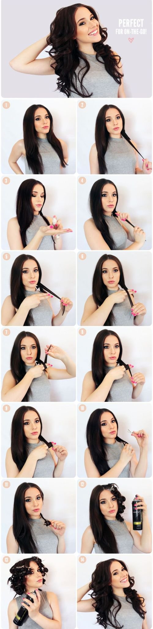 Trükkök hő nélküli hajhullámosításához -  -  - divat, haj, hullámosítás, stílus, szépség, 