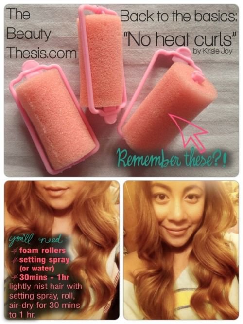 Trükkök hő nélküli hajhullámosításához -  -  - divat, haj, hullámosítás, stílus, szépség, 